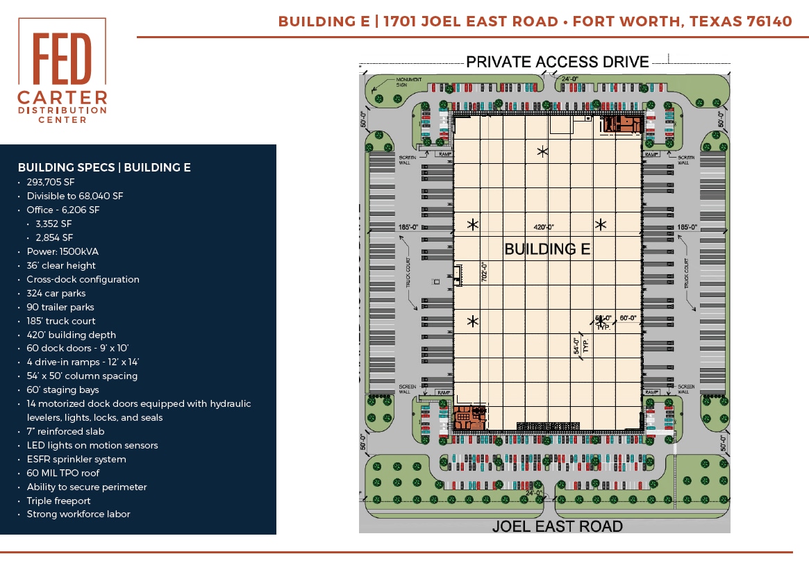 6601 Oak Grove Rd, Fort Worth, TX for lease Site Plan- Image 1 of 1