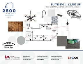 2800 N Central Ave, Phoenix, AZ for lease Floor Plan- Image 2 of 2