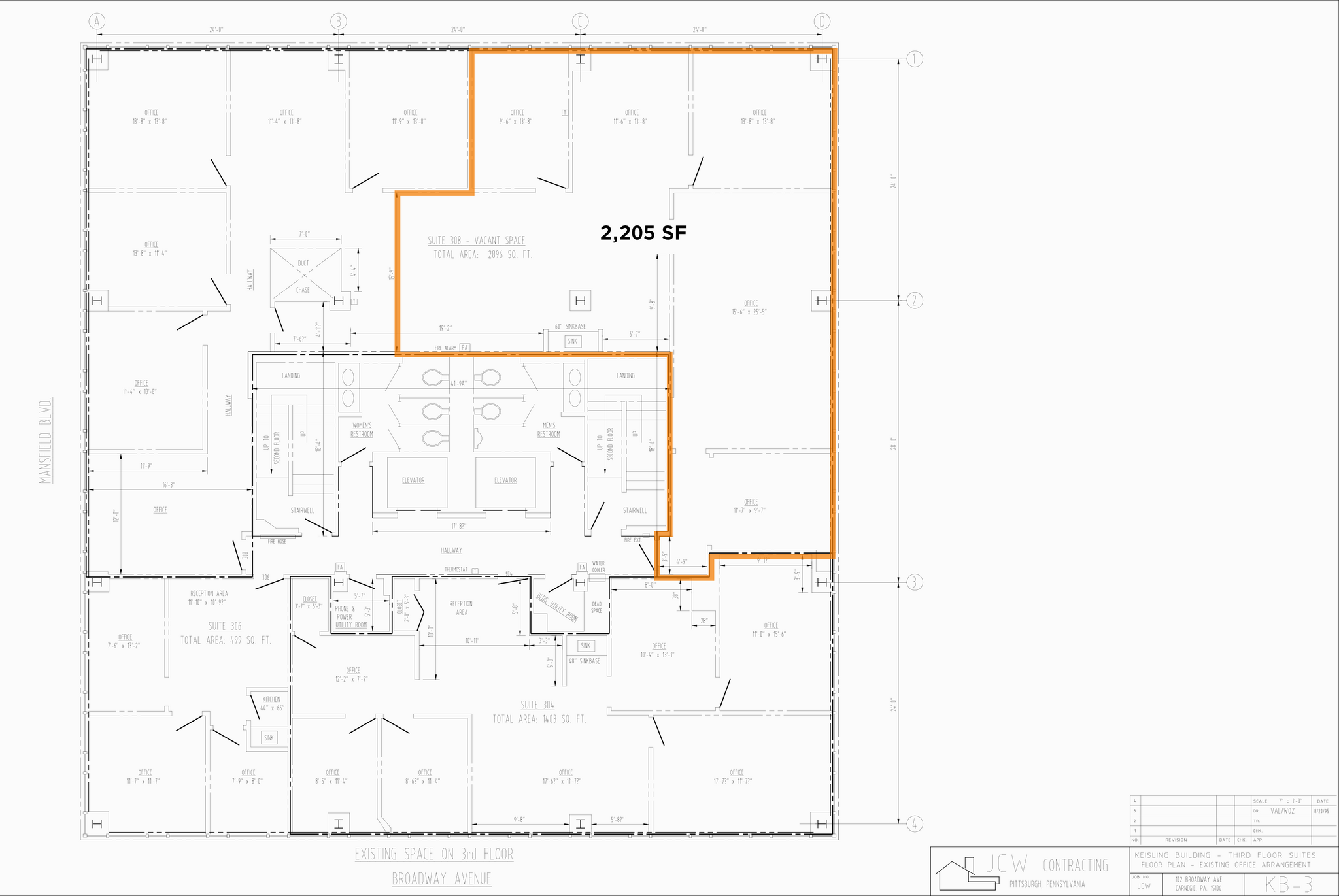 102 Broadway St, Carnegie, PA for lease Floor Plan- Image 1 of 1