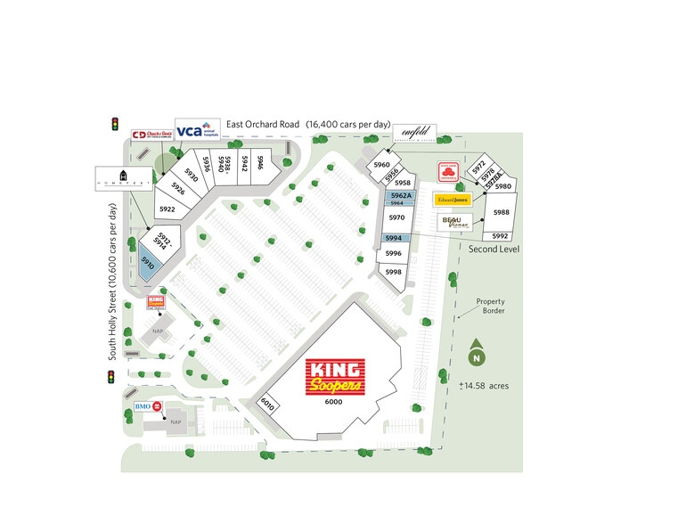 5910-6022 S Holly St, Greenwood Village, CO for lease - Site Plan - Image 2 of 12