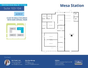 1833 W Main St, Mesa, AZ for lease Floor Plan- Image 1 of 1