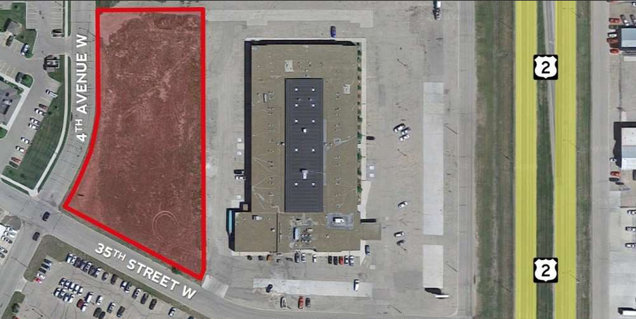 4th Avenue West & 35th Street West, Williston, ND for sale - Aerial - Image 1 of 1