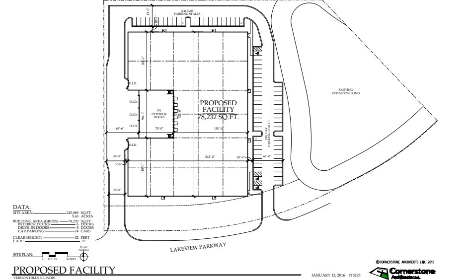 320 N Fairway Dr, Vernon Hills, IL for sale - Site Plan - Image 2 of 2