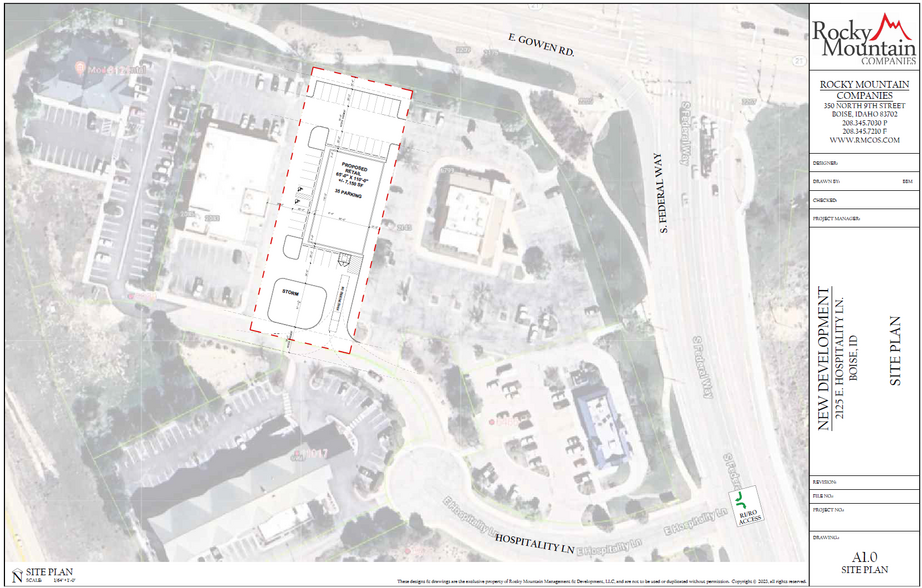 2125 Hospitality Ln, Boise, ID for lease - Site Plan - Image 3 of 4