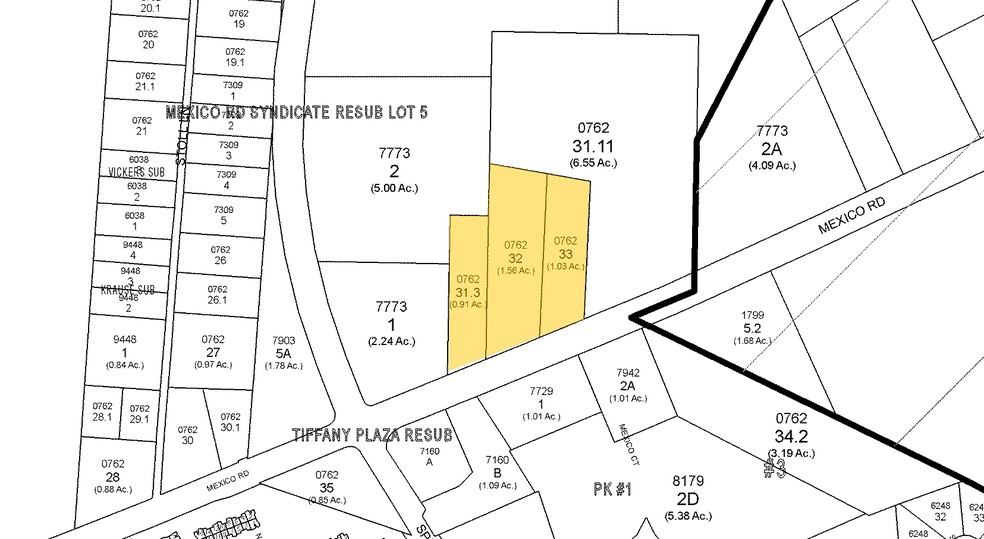 5940 Mexico Rd, Saint Peters, MO for sale - Plat Map - Image 3 of 3