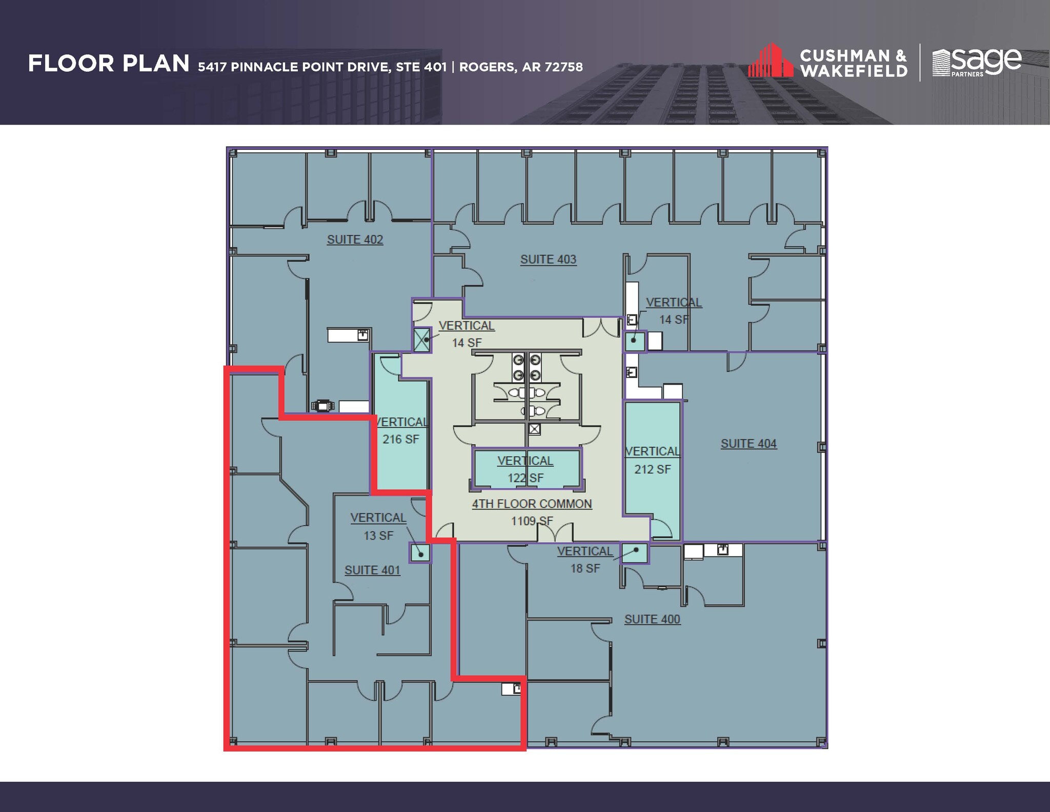 5417 Pinnacle Point Dr, Rogers, AR for lease Floor Plan- Image 1 of 1
