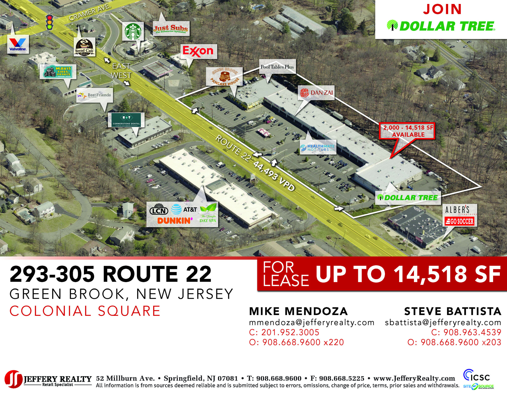 299 US Highway 22, Green Brook, NJ for lease Building Photo- Image 1 of 4