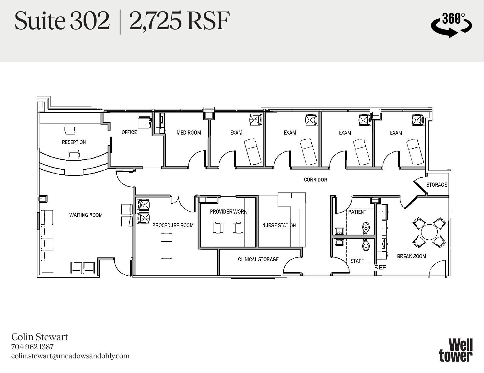 540 New Waverly Pl, Cary, NC for lease Floor Plan- Image 1 of 1