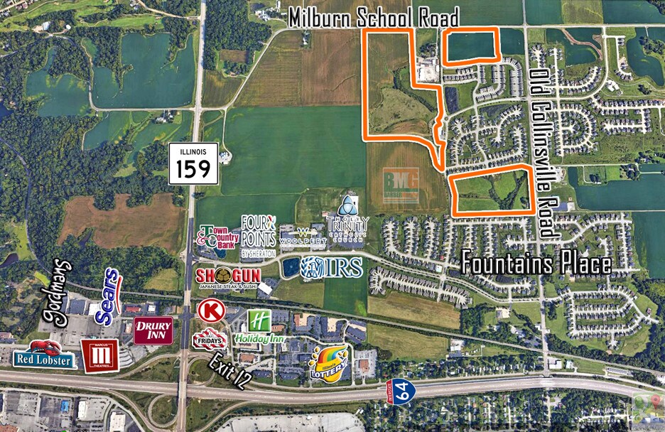 Old Collinsville Rd, Caseyville, IL for sale Aerial- Image 1 of 1