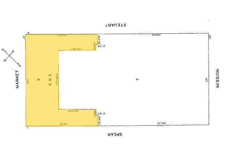 One Market Plz, San Francisco, CA for lease - Plat Map - Image 2 of 12