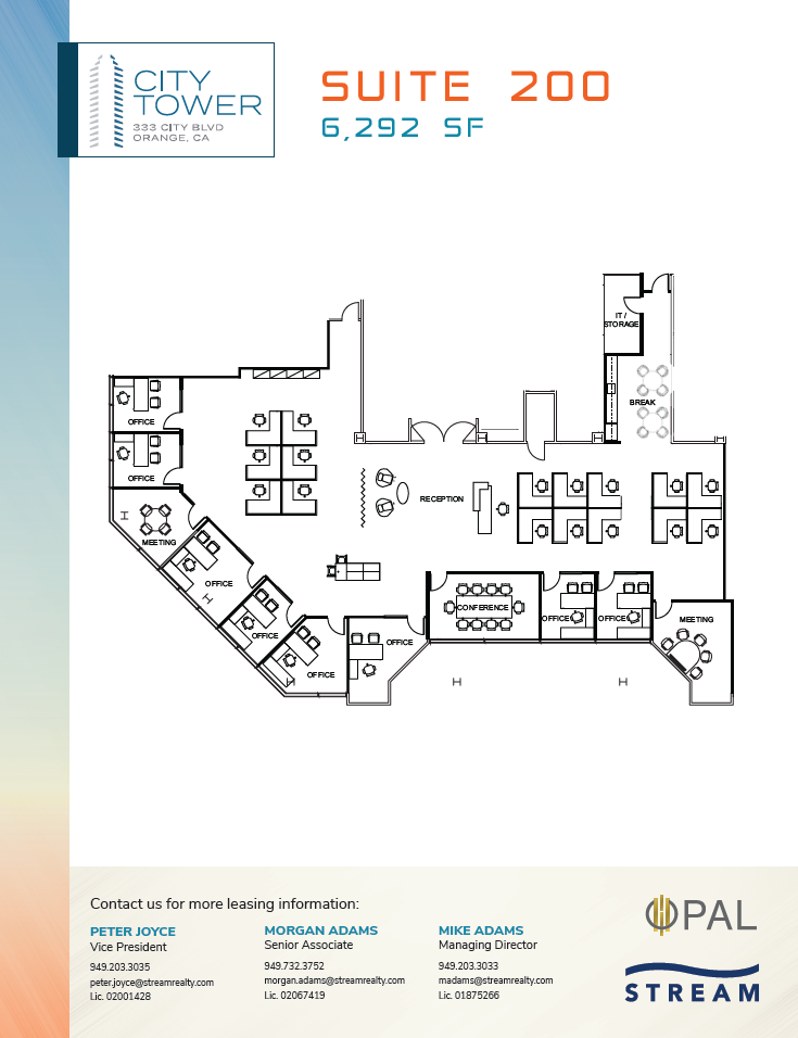 333 City Blvd W, Orange, CA for lease Floor Plan- Image 1 of 1