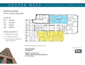 10877 Wilshire Blvd, Los Angeles, CA for lease Site Plan- Image 1 of 1