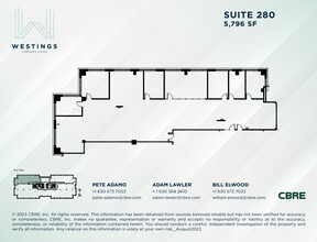 2056 Westings Ave, Naperville, IL for lease Floor Plan- Image 1 of 2