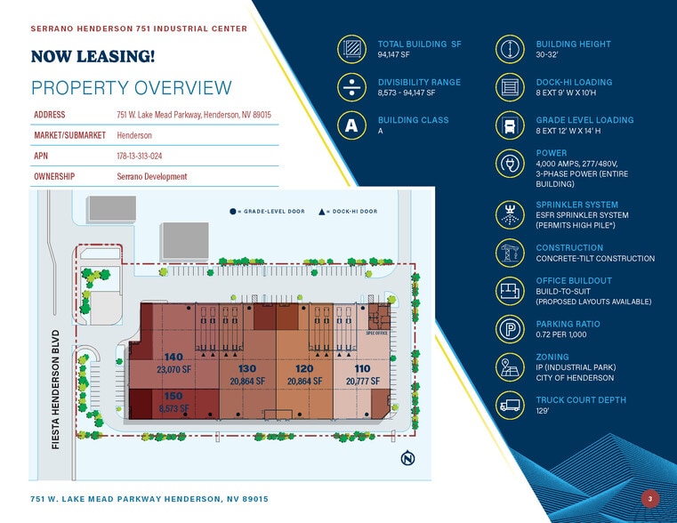 751 W Lake Mead Pky, Henderson, NV for lease - Site Plan - Image 2 of 3