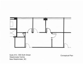 555 Sixth St, New Westminster, BC for lease Floor Plan- Image 2 of 2