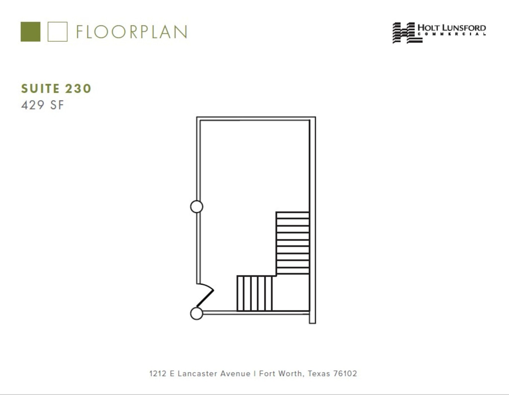 1212 E Lancaster Ave, Fort Worth, TX for lease Floor Plan- Image 1 of 1