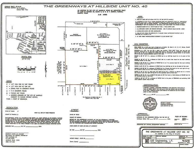 Coulter South Of Hillside, Amarillo, TX for sale - Building Photo - Image 3 of 3