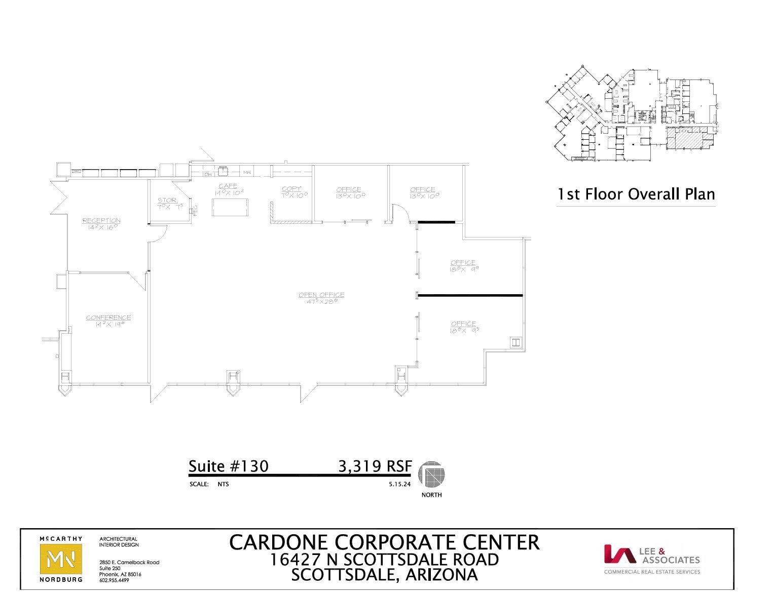 16427 N Scottsdale, Scottsdale, AZ for lease Floor Plan- Image 1 of 1