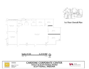 16427 N Scottsdale, Scottsdale, AZ for lease Floor Plan- Image 1 of 1