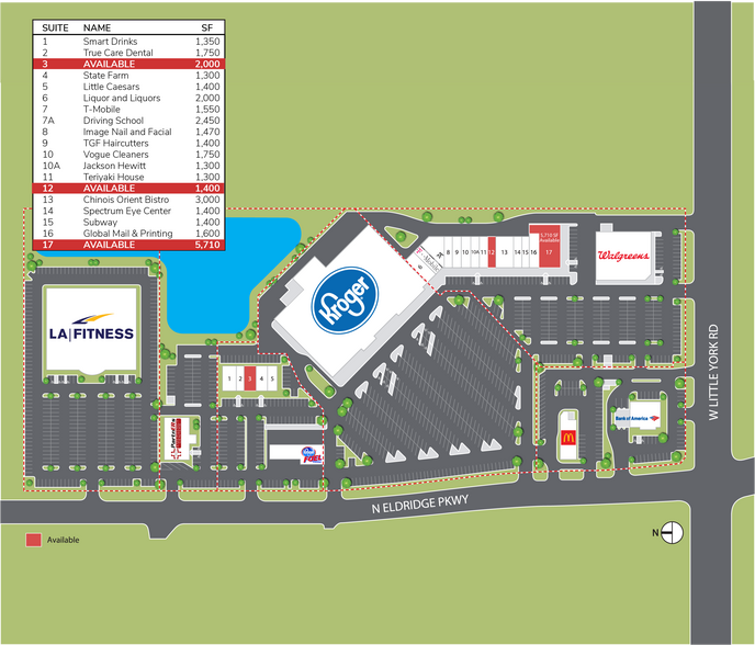 6340 N Eldridge Pky, Houston, TX for lease - Site Plan - Image 2 of 18