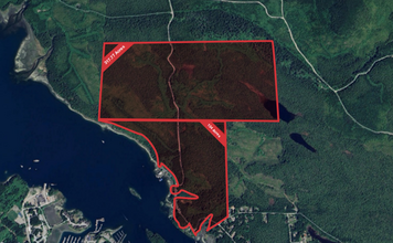Vancouver Island Sites - Port Albion, Ucluelet, BC - AERIAL  map view