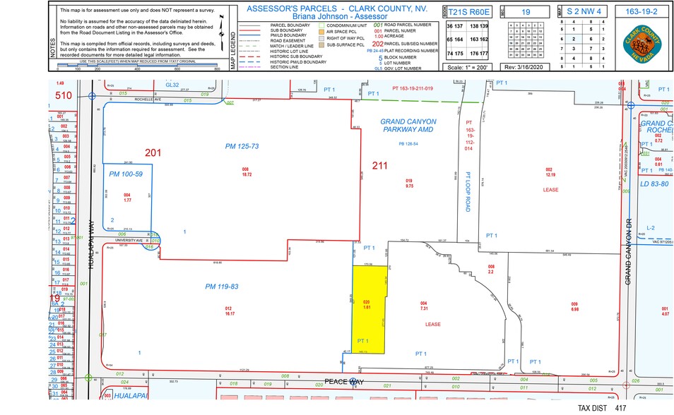 Grand Canyon and Peace, Las Vegas, NV for sale - Plat Map - Image 2 of 2