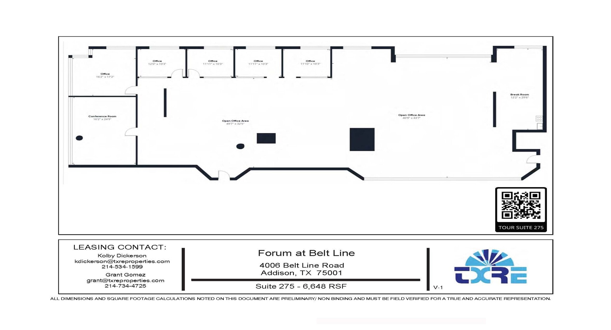 4004 Belt Line Rd, Addison, TX for lease Floor Plan- Image 1 of 1