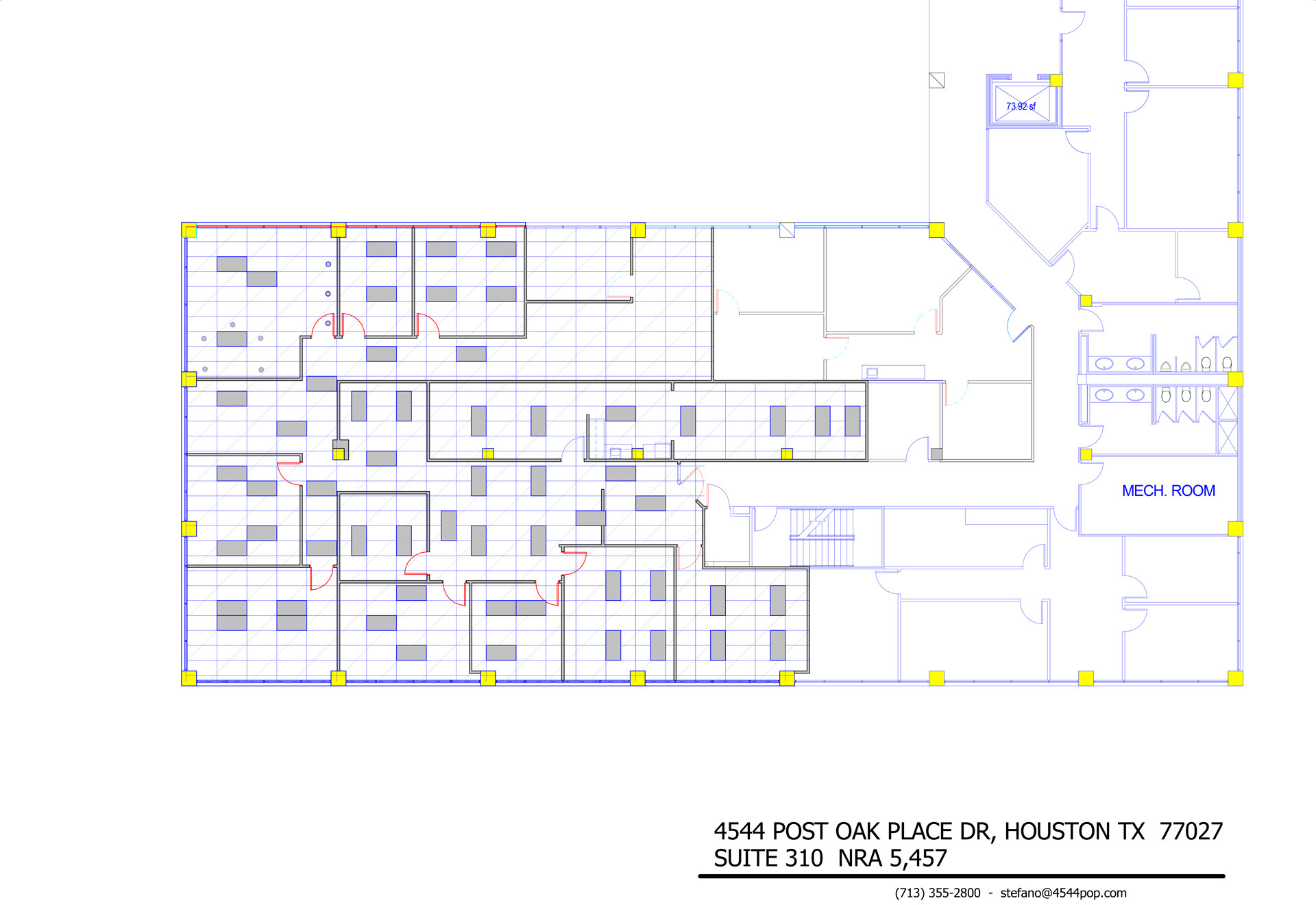 4544 Post Oak Pl, Houston, TX for lease Floor Plan- Image 1 of 6