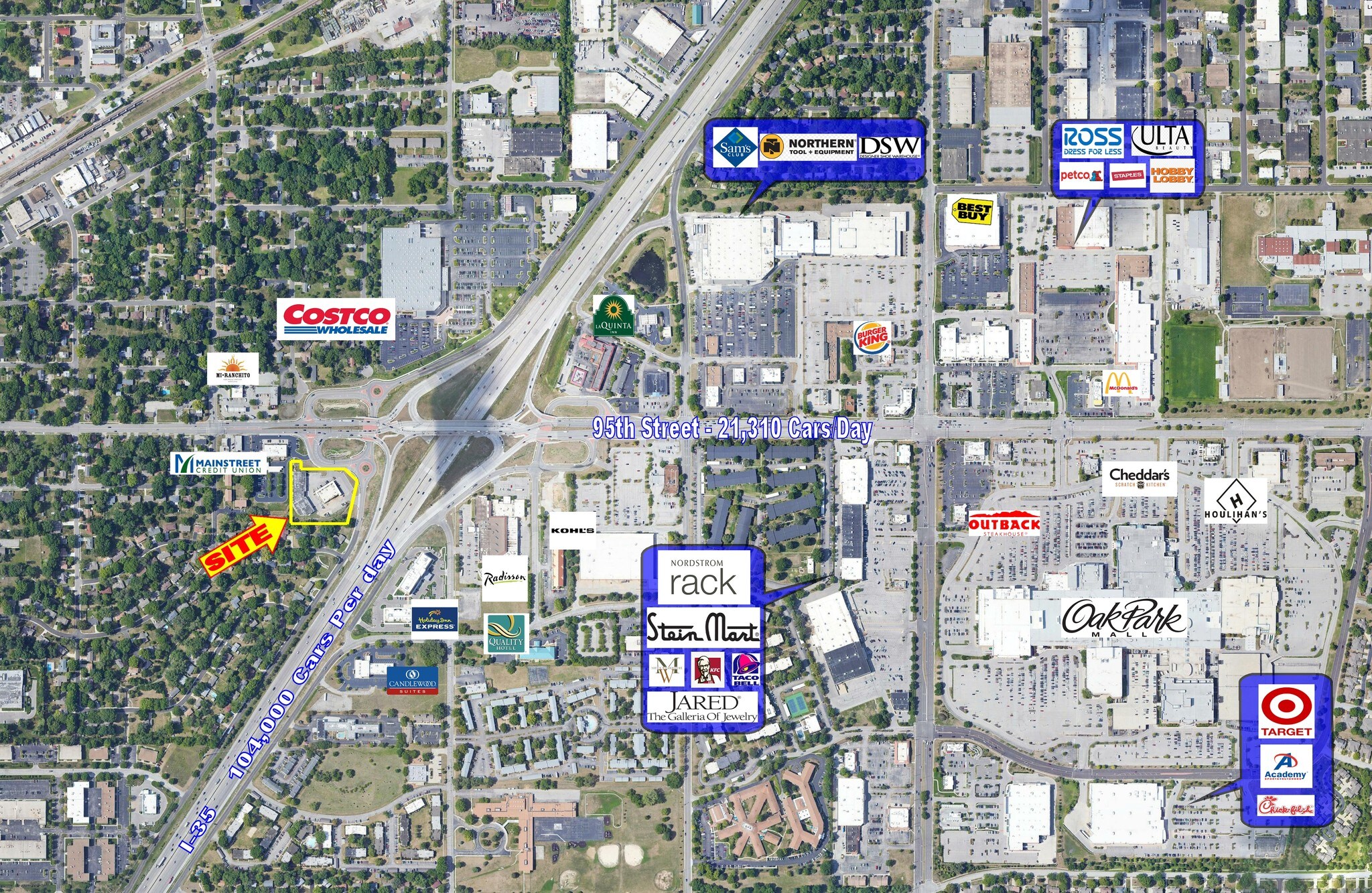 95129536 Marshall Dr, Lenexa, KS 66215 Retail for Sale