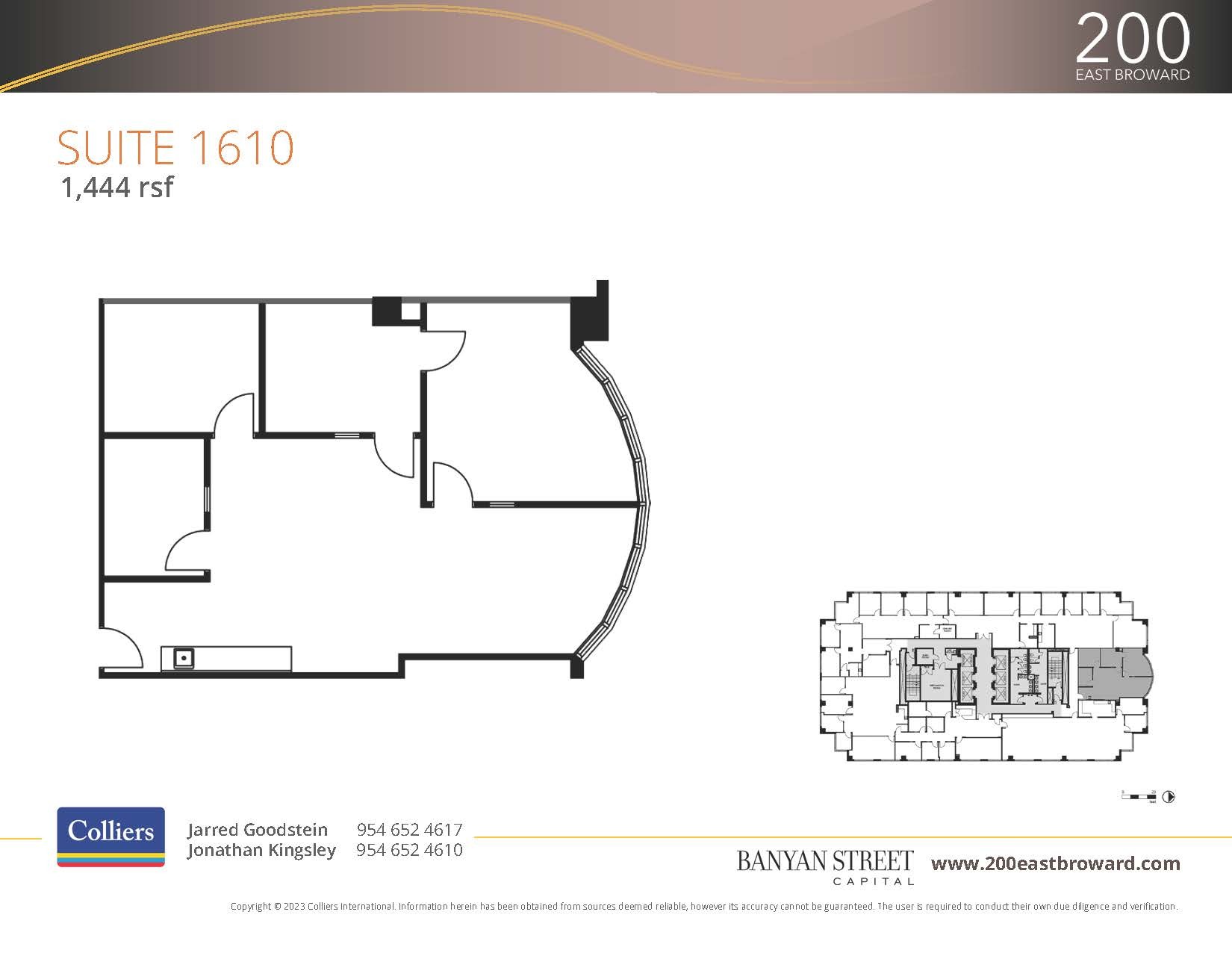 200 E Broward Blvd, Fort Lauderdale, FL for lease Floor Plan- Image 1 of 2