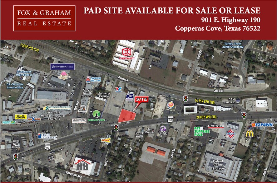901 E Business 190, Copperas Cove, TX for sale - Primary Photo - Image 1 of 1