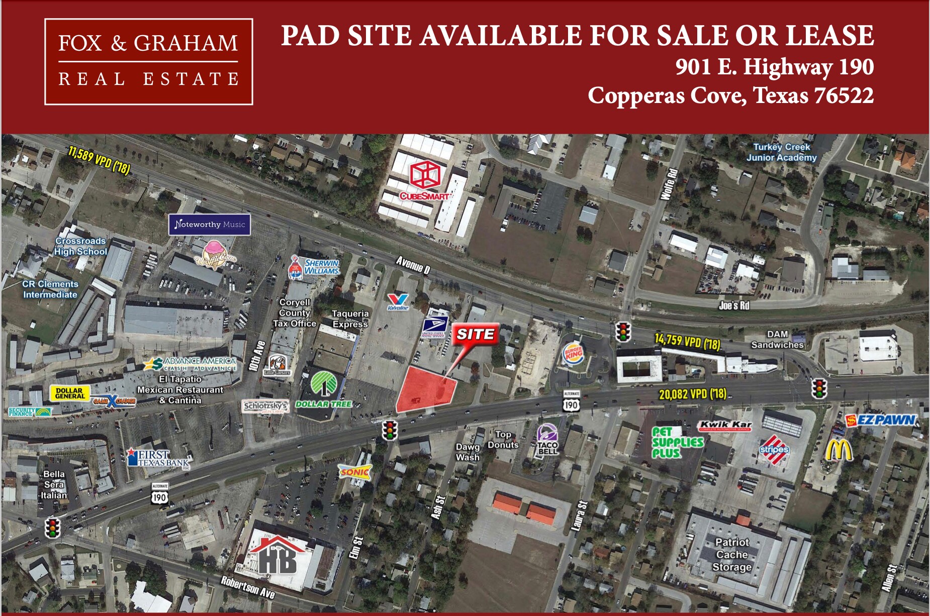 901 E Business 190, Copperas Cove, TX for sale Primary Photo- Image 1 of 1