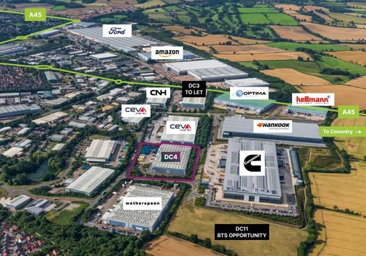Nasmyth Rd, Daventry for lease - Aerial - Image 3 of 6