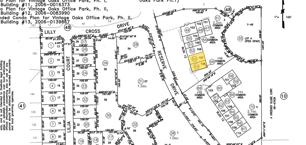 950 Reserve Dr, Roseville, CA for lease - Plat Map - Image 2 of 19