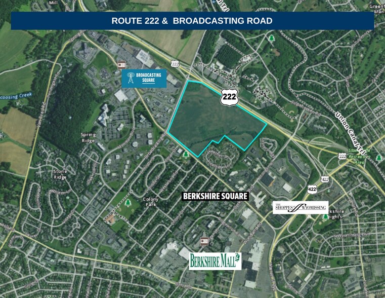 Broadcasting Rd, Wyomissing, PA for sale - Primary Photo - Image 1 of 1