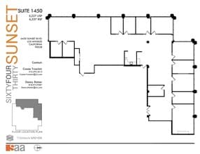 6430 W Sunset Blvd, Los Angeles, CA for lease Floor Plan- Image 1 of 1