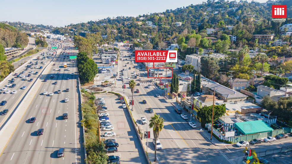 3797 Cahuenga Blvd, Studio City, CA for lease - Aerial - Image 3 of 7