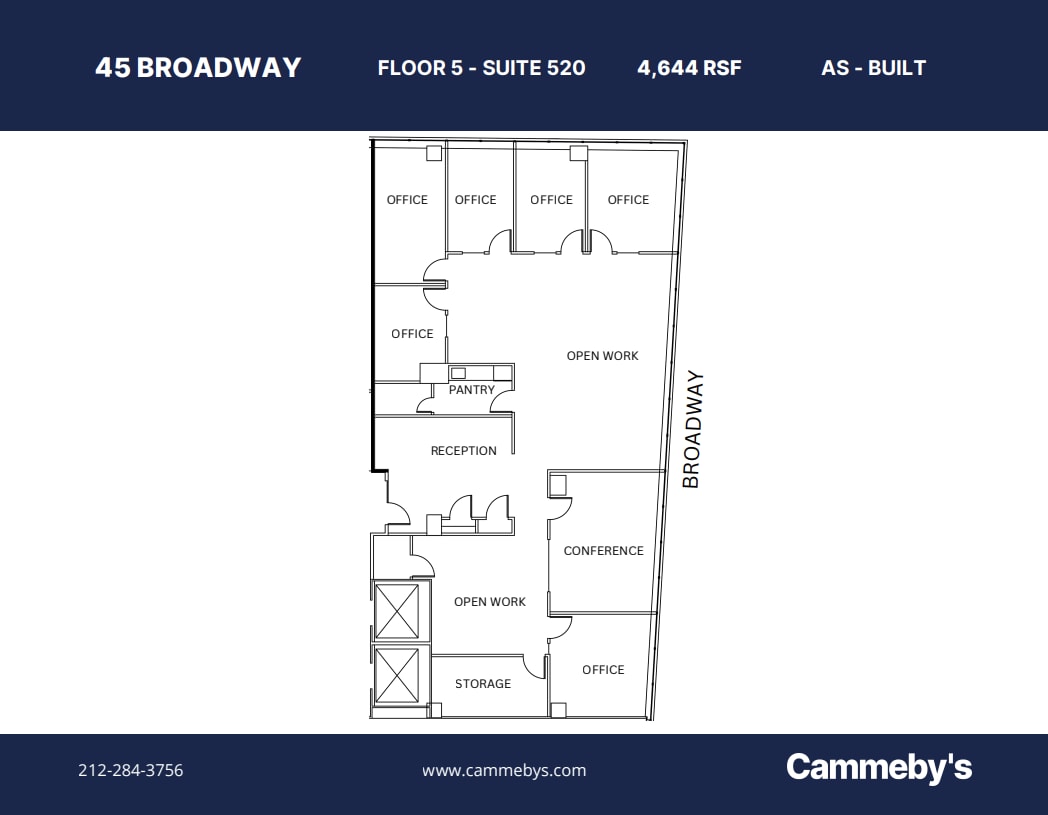 45 Broadway, New York, NY for lease Floor Plan- Image 1 of 1