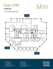 11755 Wilshire Blvd, Los Angeles, CA for lease Floor Plan- Image 1 of 13