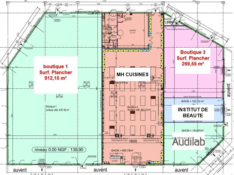 Retail in Vendôme for lease - Floor Plan - Image 2 of 3