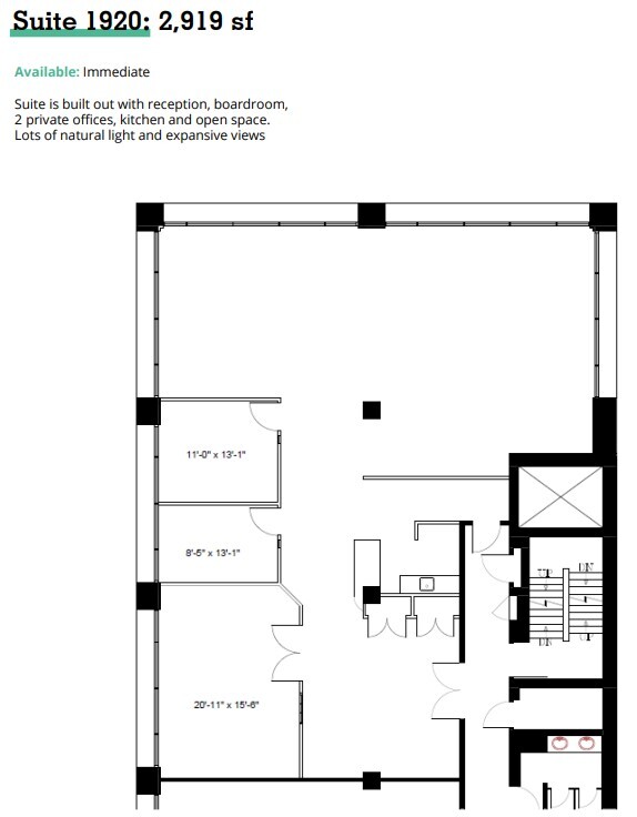 439 University Ave, Toronto, ON for lease Floor Plan- Image 1 of 1