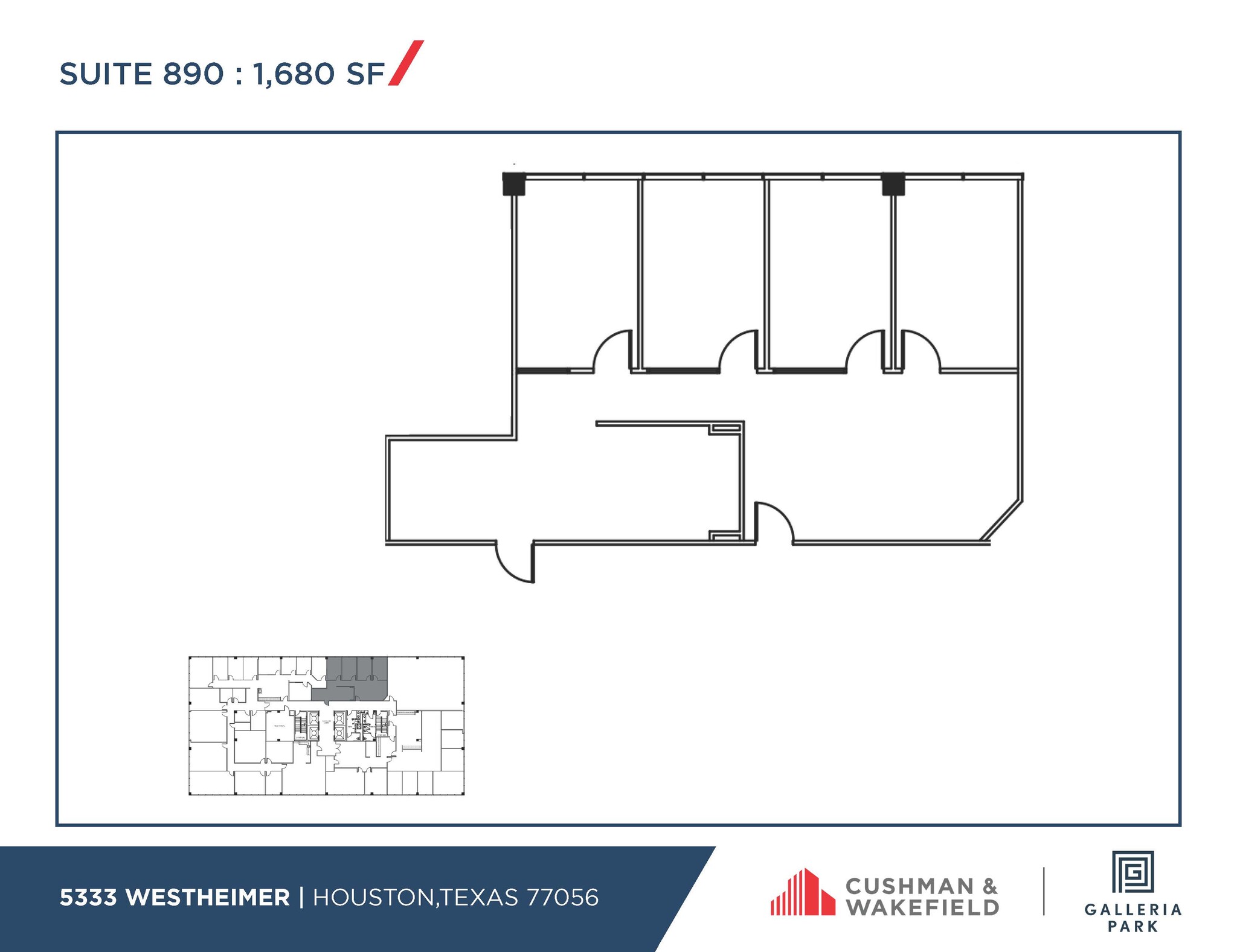 5251 Westheimer Rd, Houston, TX for lease Floor Plan- Image 1 of 1