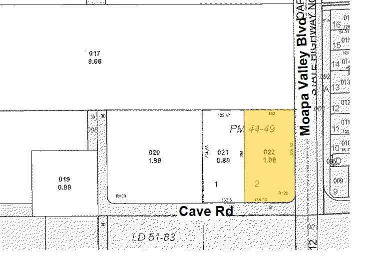 935 Moapa Valley Blvd, Overton, NV for sale Plat Map- Image 1 of 1