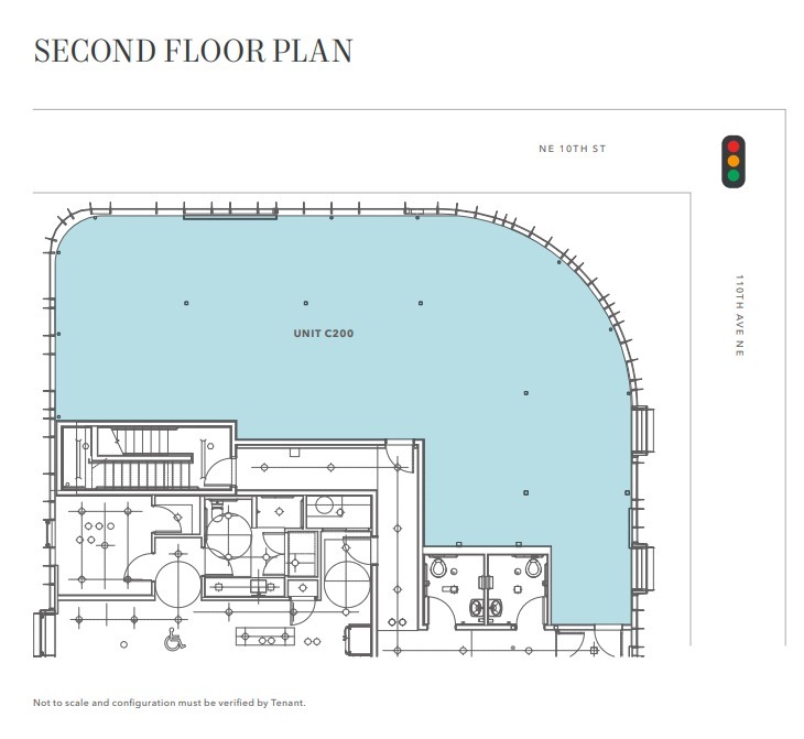 999 110th Ave NE, Bellevue, WA 98004 - Unit 200 -  - Floor Plan - Image 1 of 1