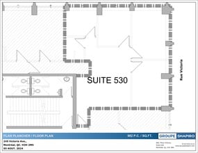 245 Av Victoria, Westmount, QC for lease Site Plan- Image 1 of 1