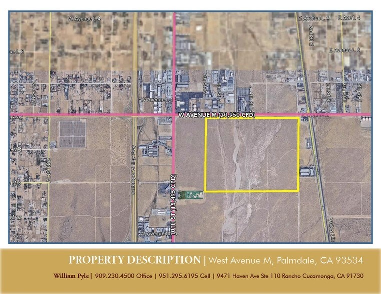 Avenue M Sierra Hwy, Palmdale, CA for sale - Building Photo - Image 1 of 1