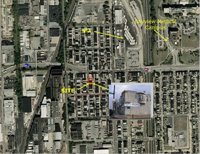 4601-4603 Eastern Ave, Baltimore, MD - aerial  map view