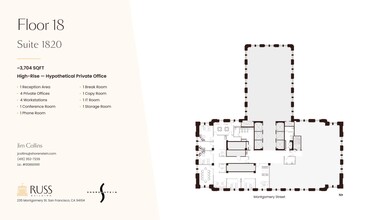 235 Montgomery St, San Francisco, CA for lease Floor Plan- Image 1 of 1