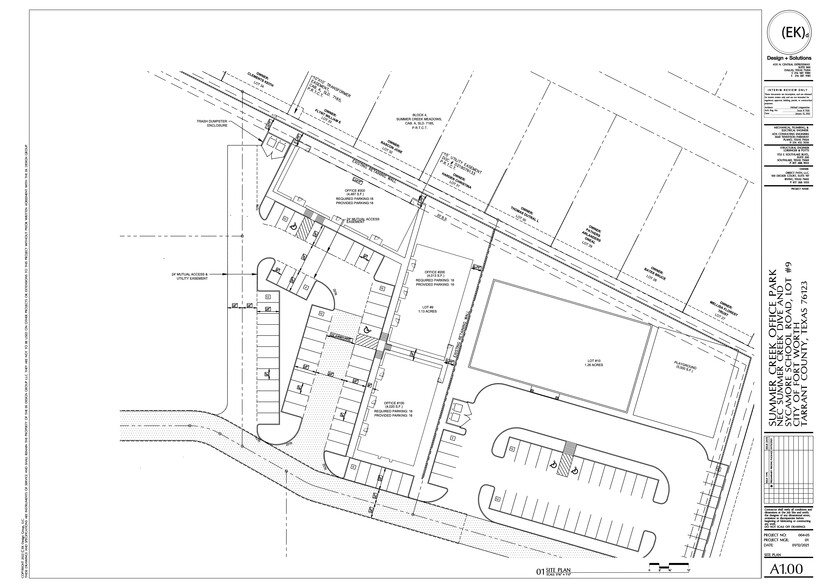 7305 Canyon Park Dr, Fort Worth, TX for lease - Site Plan - Image 2 of 3