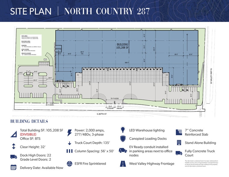 6620 S 287th St, Auburn, WA for lease - Floor Plan - Image 2 of 11